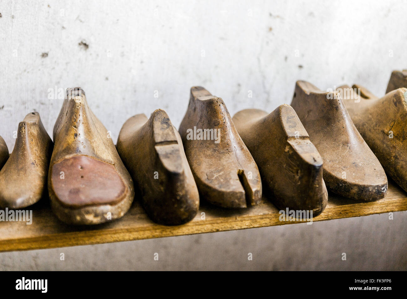 Tannery - shoe molds - Island Marajo Stock Photo