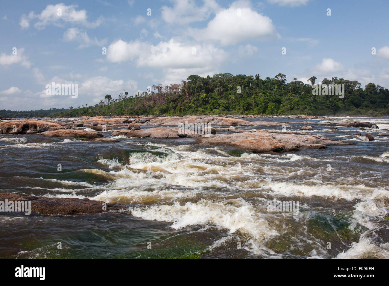 Xingu River in the Big Bend region of the Xingu Stock Photo