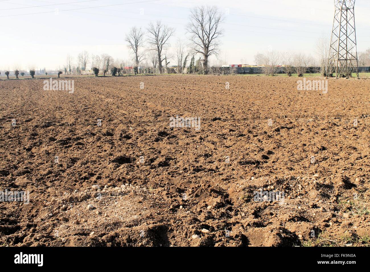 land plowed and ready for sowing agricultural fields Stock Photo - Alamy