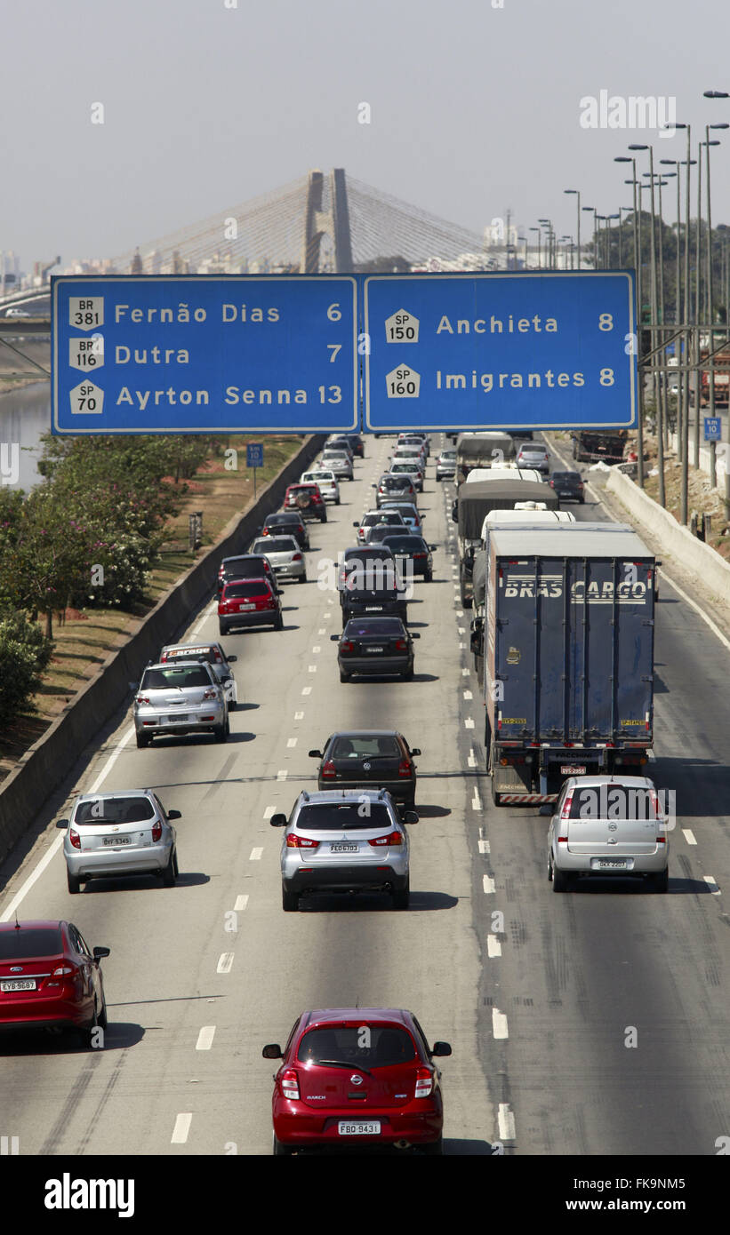 Tiete marginal highway hi-res stock photography and images - Alamy