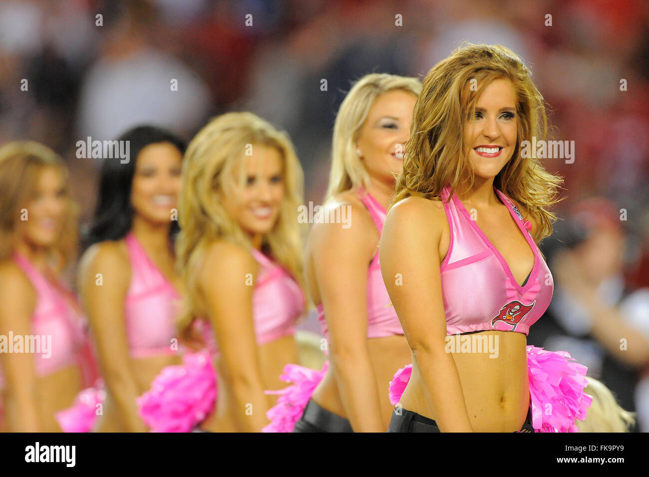 Tampa, Fla, USA. 3rd Oct, 2011. Tampa Bay Buccaneers cheerleaders during the Bucs 27-17 win over the Indianapolis Colts at Raymond James Stadium on Oct. 3, 2011 in Tampa, Florida. ZUMA PRESS/Scott A. Miller © Scott A. Miller/ZUMA Wire/Alamy Live News Stock Photo