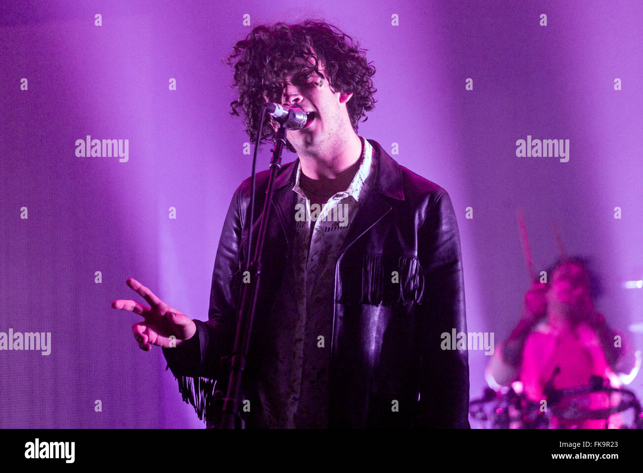 London, UK, 7th March 2016. The 1975 Live Performance at o2 Brixton Academy. Credit:  Robert Stainforth/Alamy Live News Stock Photo