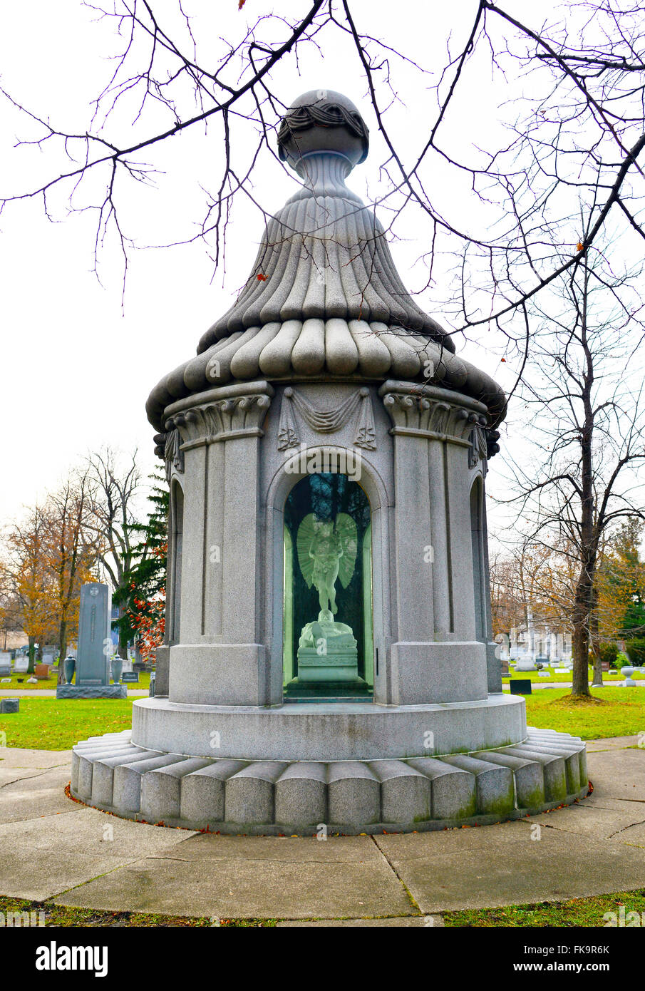 Blocher Family Mausoleum, Forest Lawn Cemetery, Buffalo NY Stock Photo Alamy