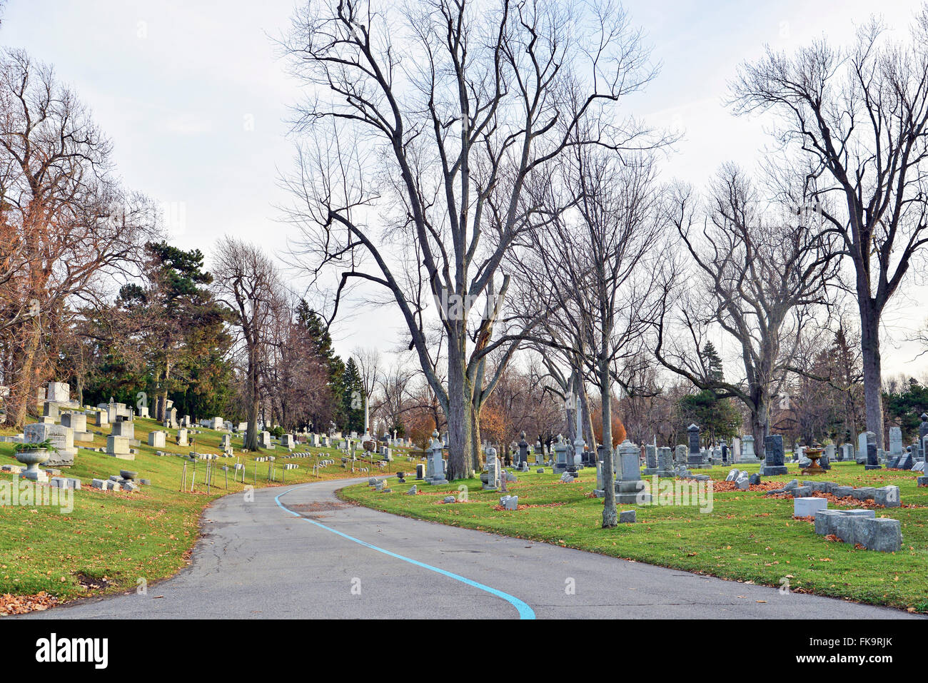 Forest Lawn Cemetery in Buffalo NY Stock Photo Alamy