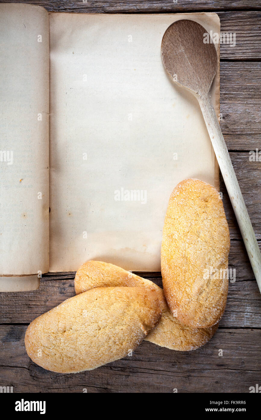 Biscuits Recipe With Copy Space Stock Photo Alamy