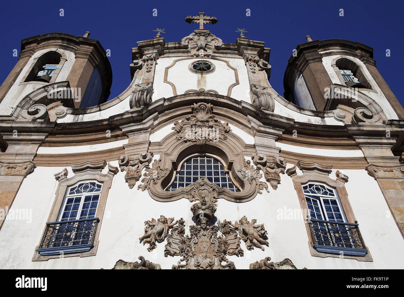 Church of Our Lady of Mount Carmel project Manoel Francisco Lisboa' Stock Photo