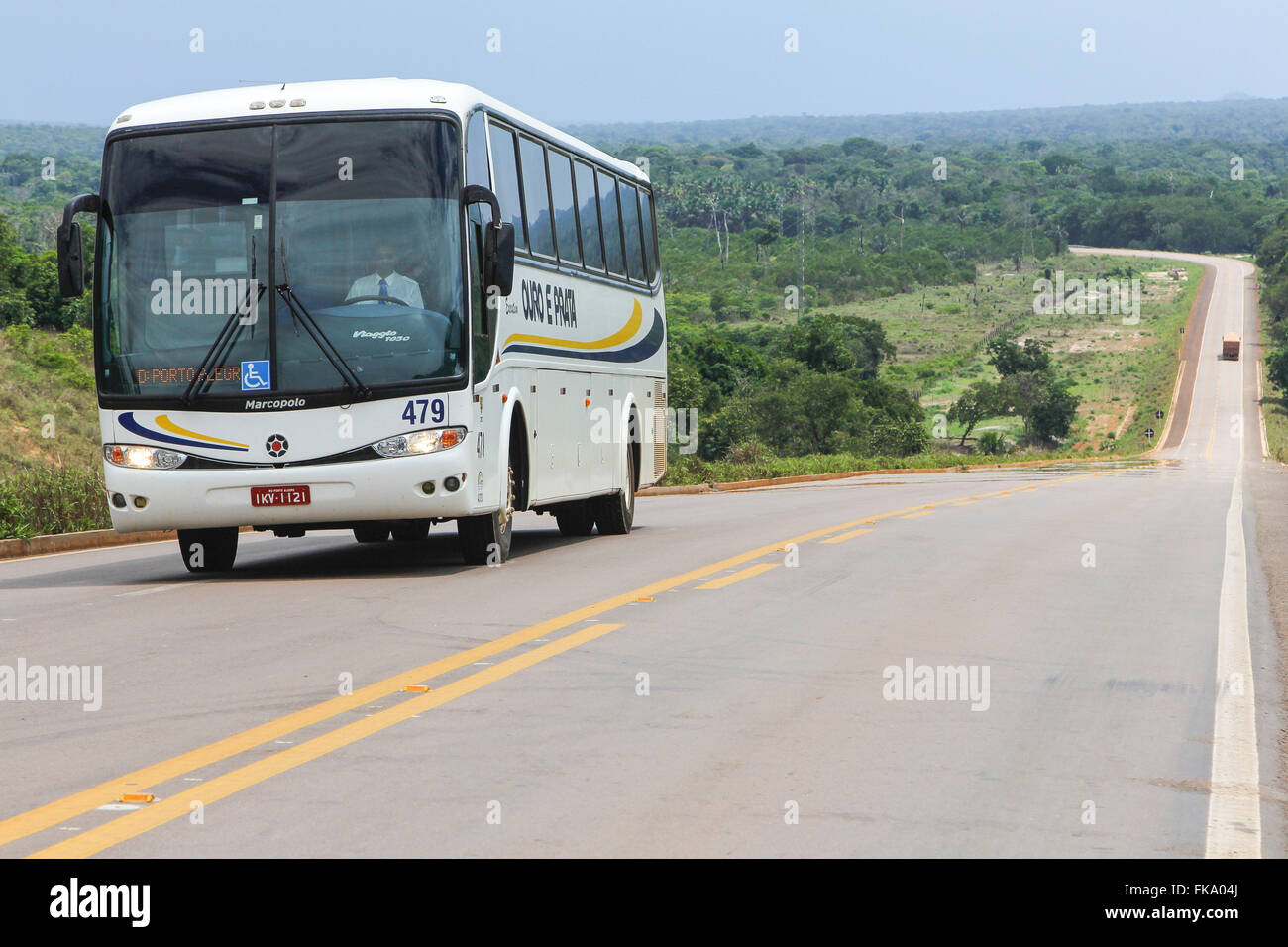 Cuiaba Santarem highway BR-163 Stock Photo