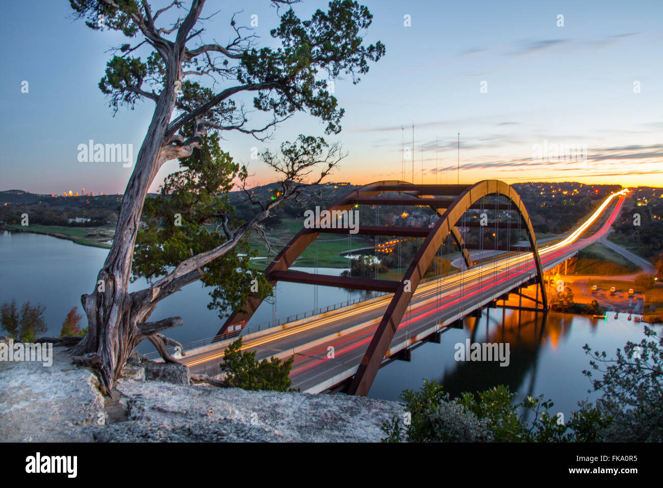 Pennybacker bridge hi-res stock photography and images - Alamy
