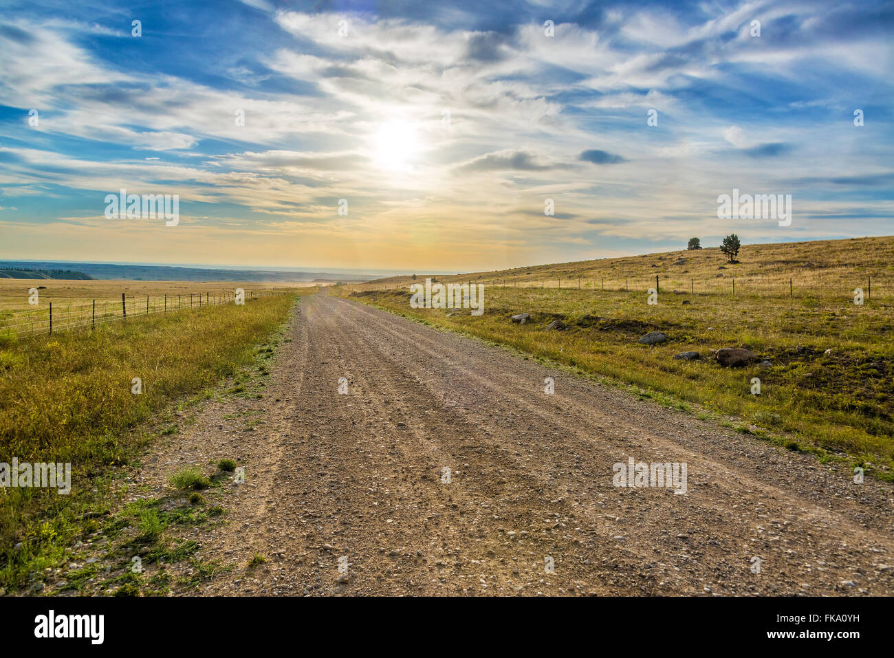 Prairie Sky Road High Resolution Stock Photography and Images - Alamy