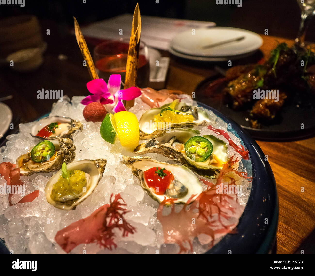 February 3, 2016 Orlando, FL, U.S The oysters are divine at