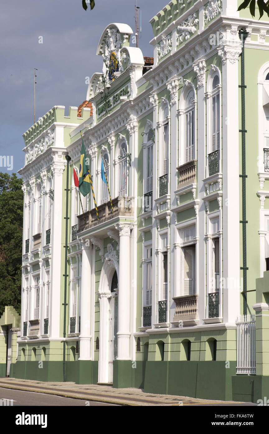Facade of the headquarters of the Military Region 8Ã Stock Photo