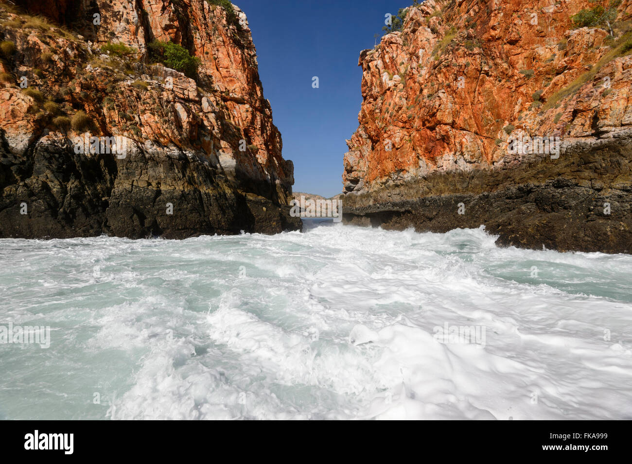 Horizontal Falls, Kimberley Region, Western Australia Stock Photo