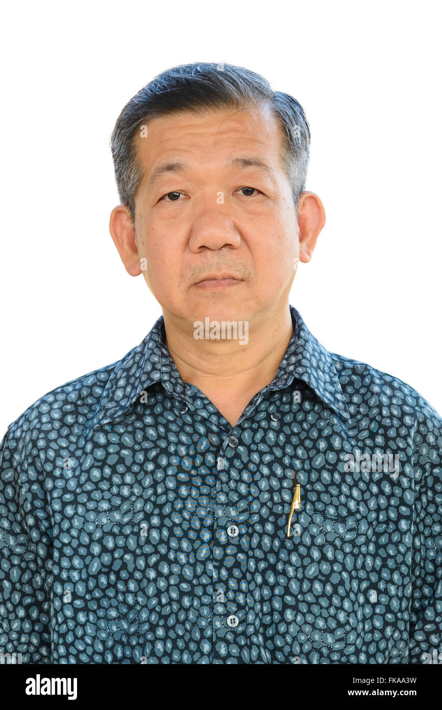 Senior asian businessman Stock Photo