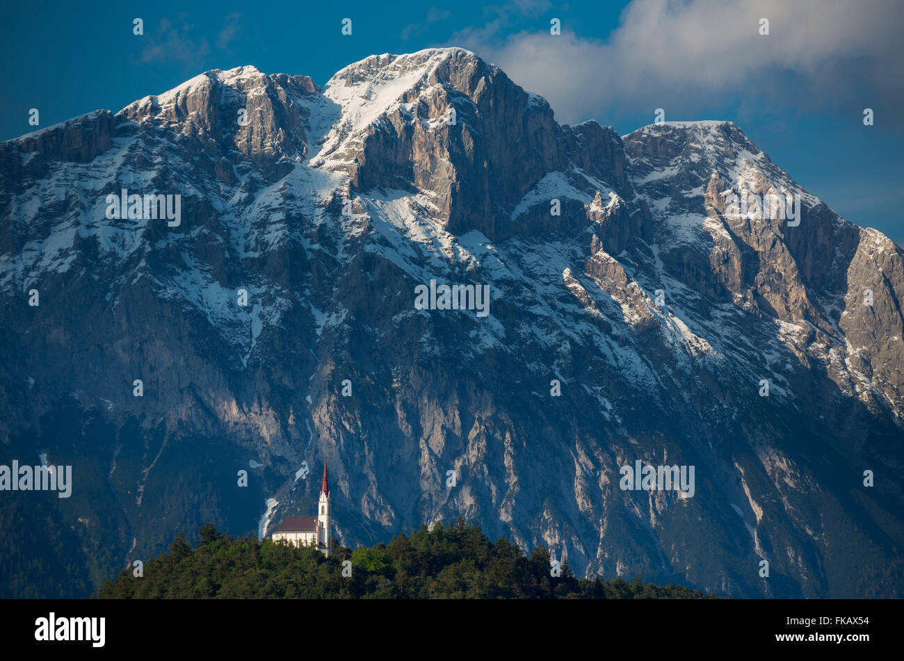 Church in the Tyrol, Austria Stock Photo