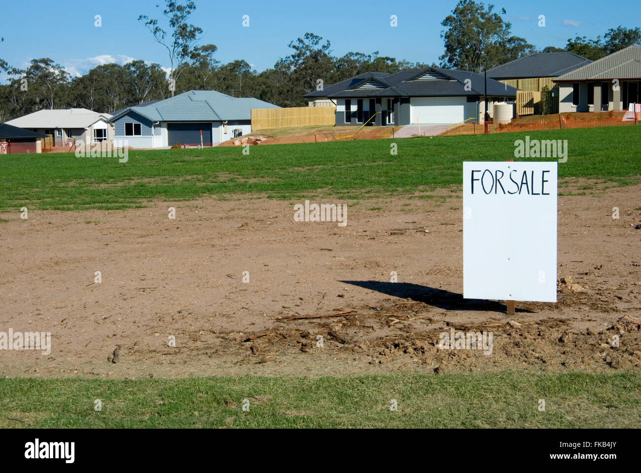 An image of vacant land for sale Stock Photo Alamy