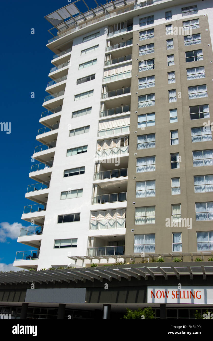 An image of units for sale in suburban Brisbane Australia Stock Photo