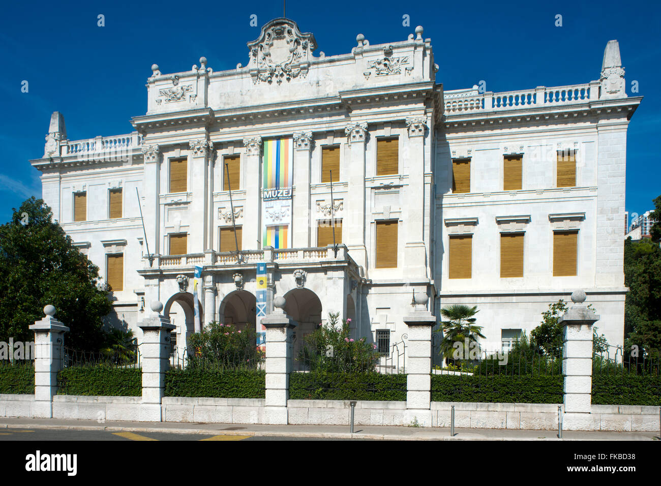 Kroatien, Rijeka, Seefahrtsmuseum und historisches Museum Stock Photo