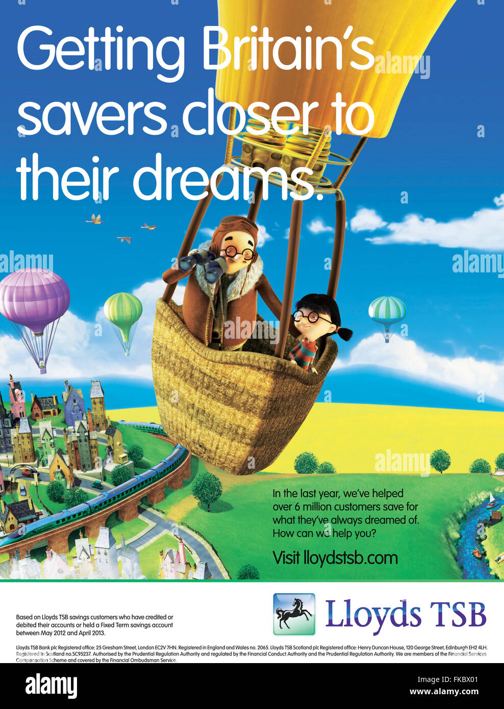 2010s UK Lloyds TSB Magazine Advert Stock Photo Alamy
