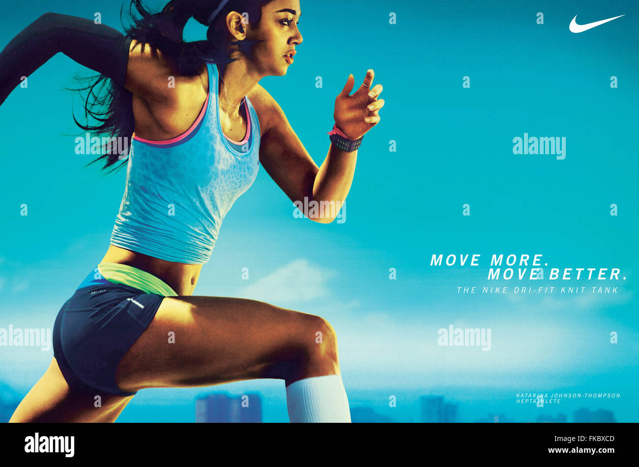 Nike advert hi-res stock photography and images - Alamy
