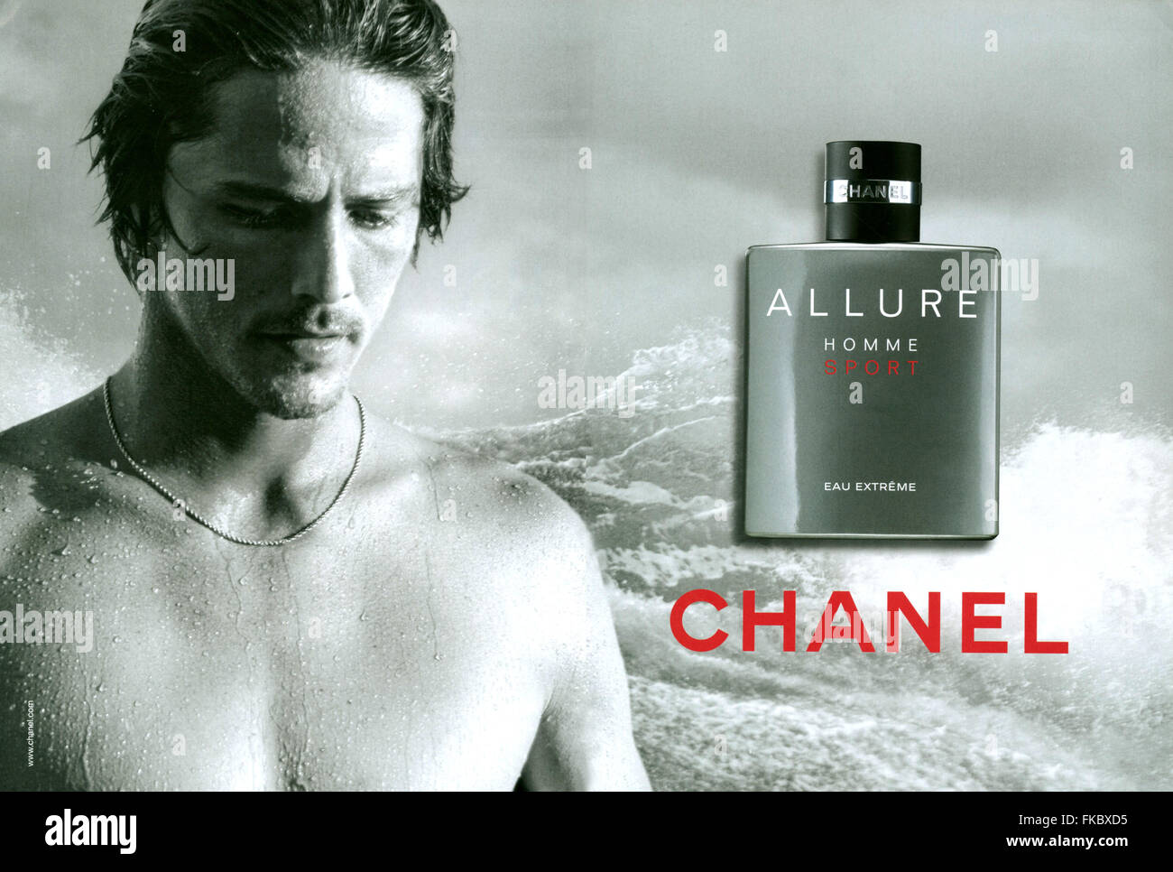 Chanel - Allure Homme Sport Mens Fragrance - Vintage Magazine