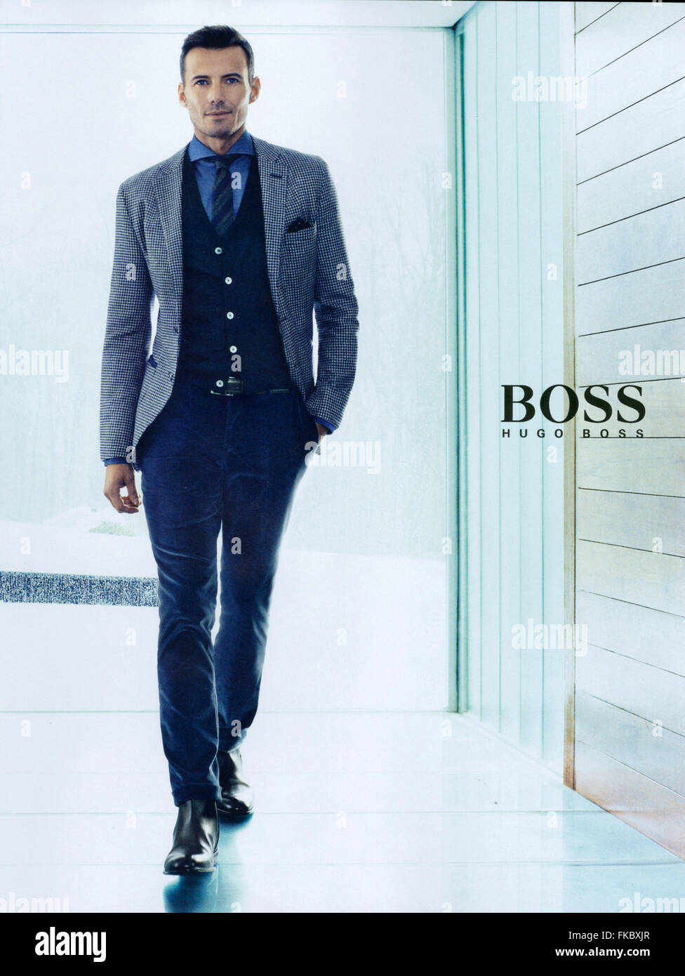 2010s UK Hugo Boss Magazine Advert Stock Photo - Alamy