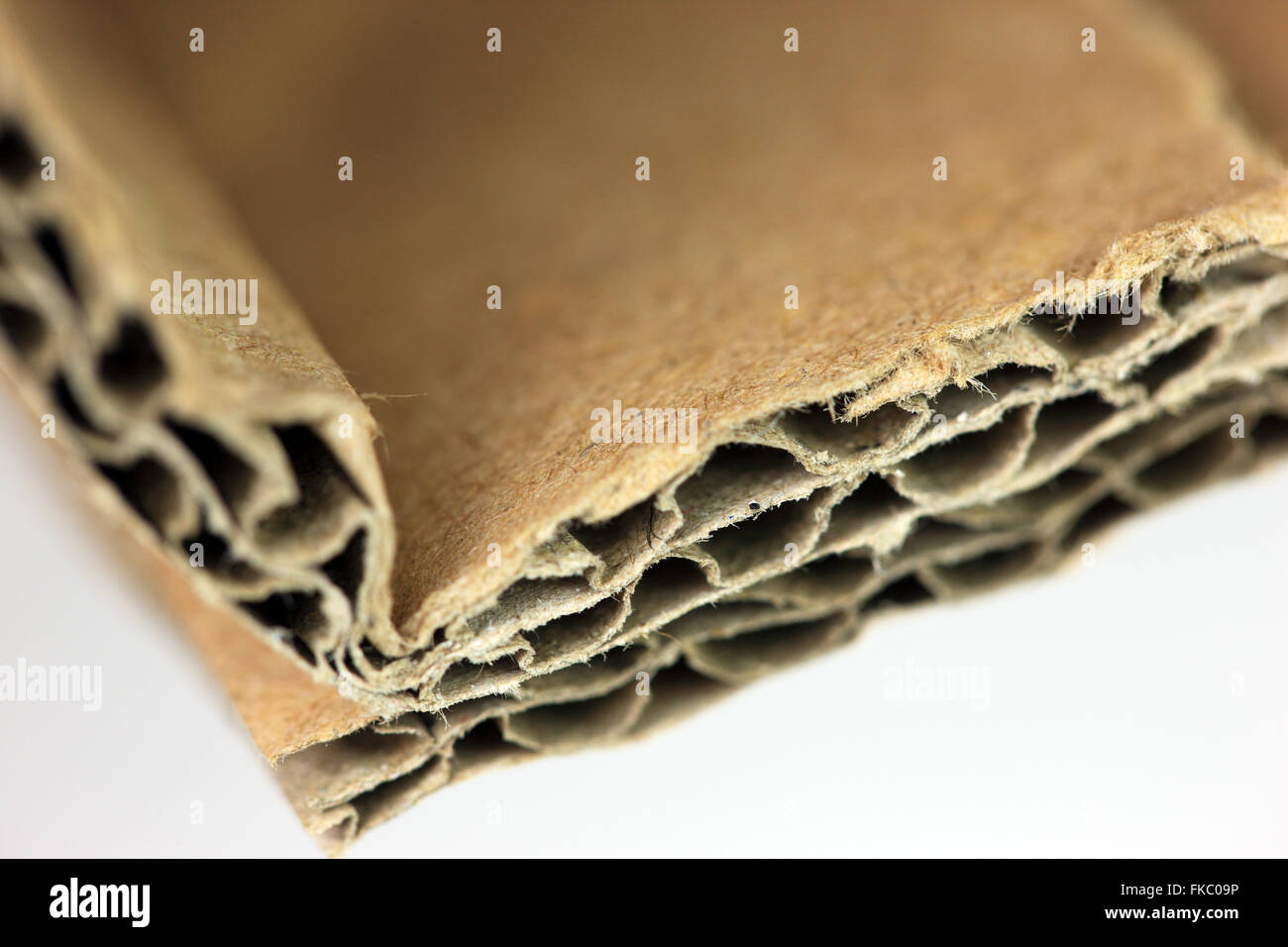Closeup of cardboard packaging Stock Photo Alamy