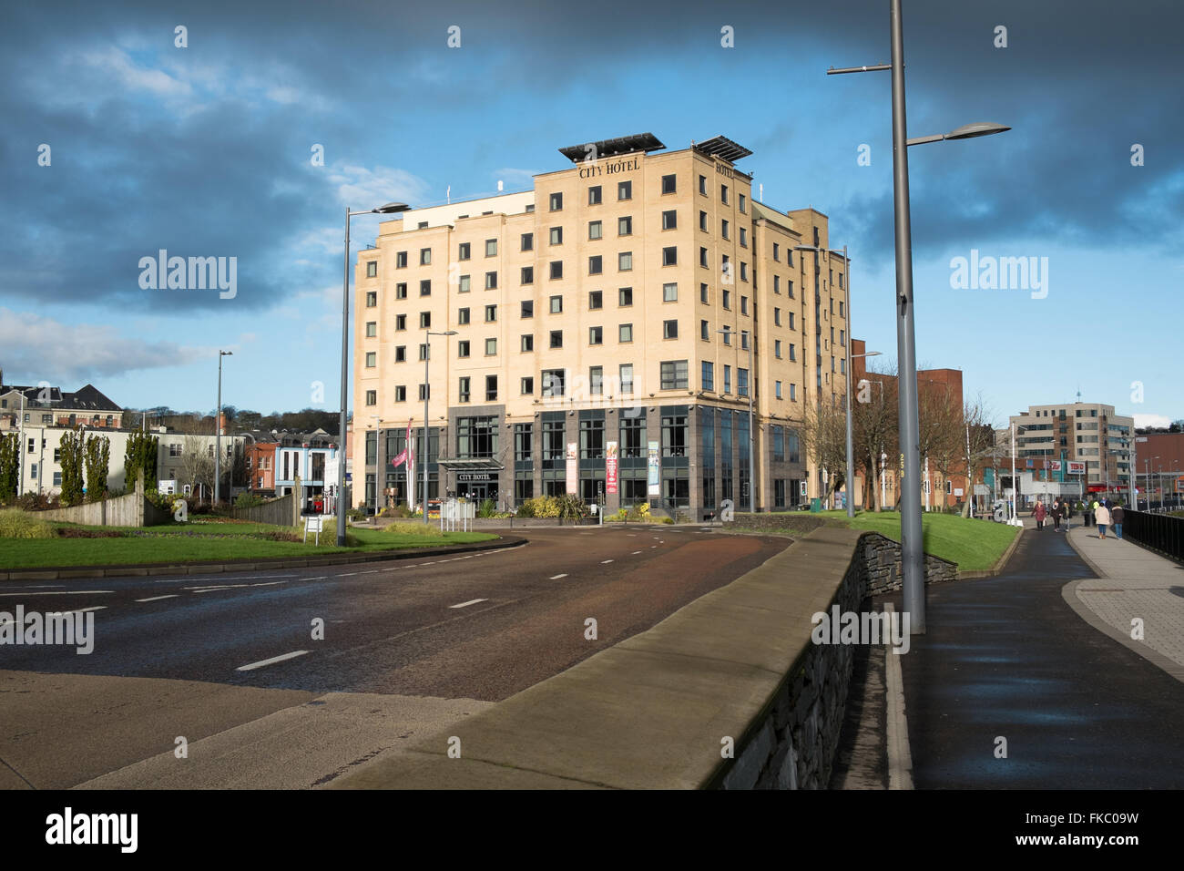 The City Hotel Derry Londonderry Northern Ireland Stock Photo