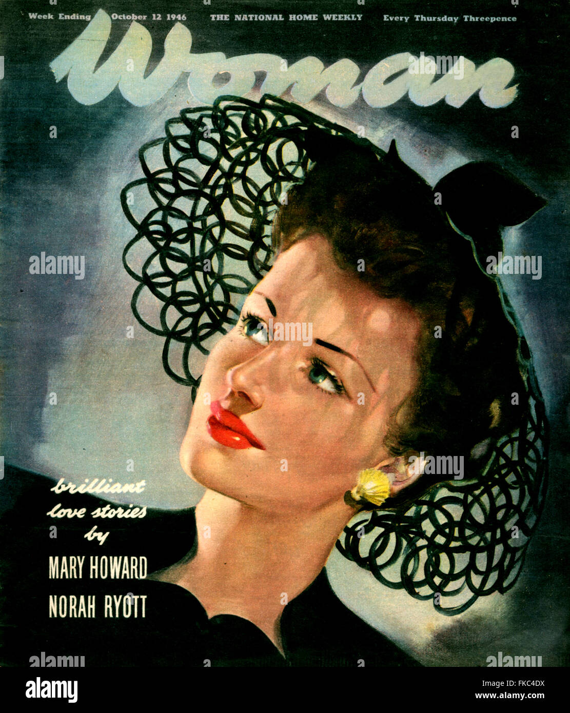 1940s UK Woman Magazine Cover Stock Photo