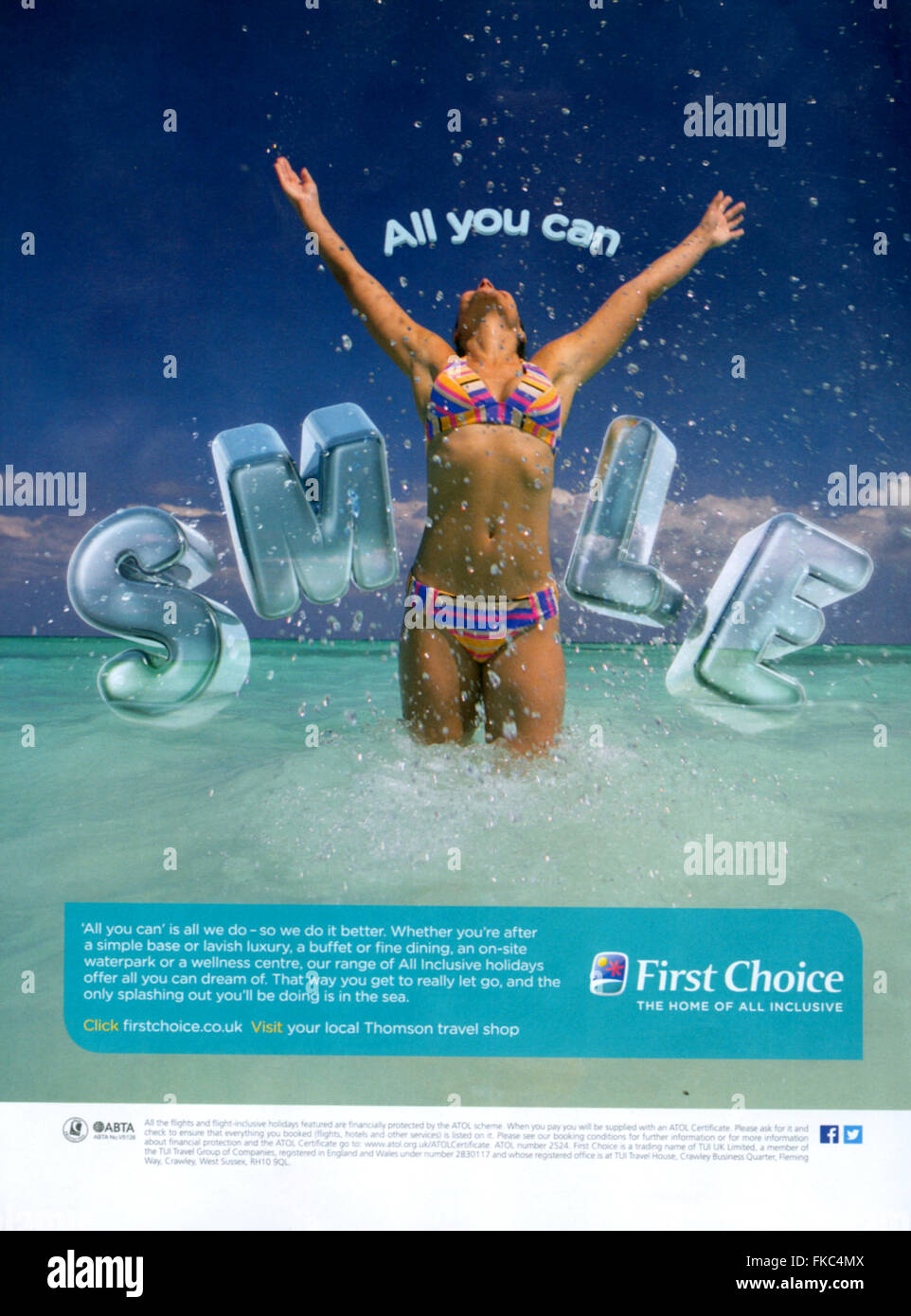 2010s UK First Choice Magazine Advert Stock Photo Alamy