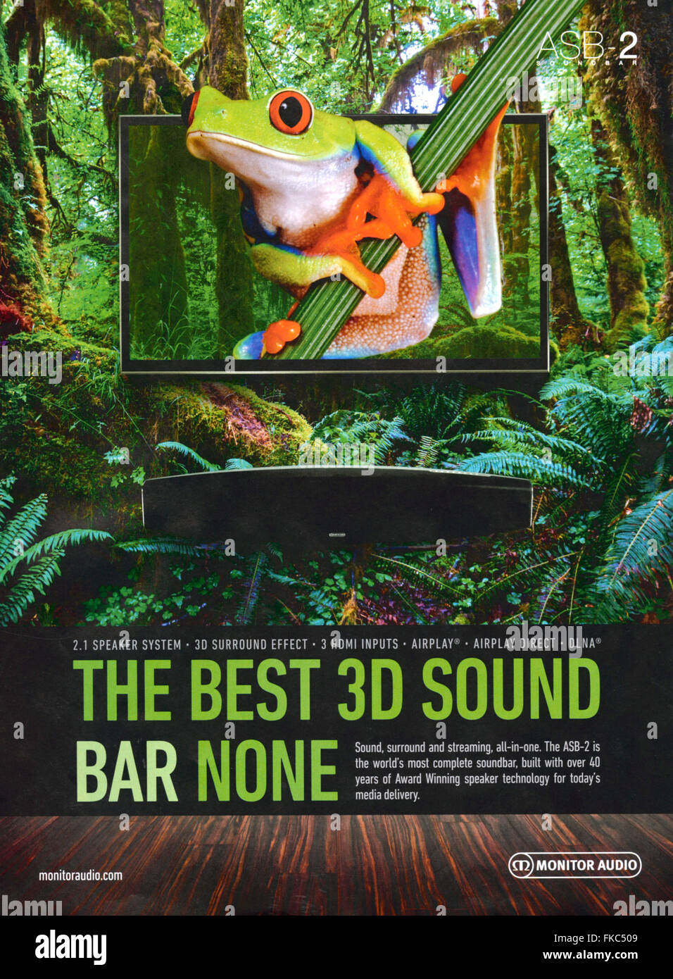 2010s UK Monitor Audio Magazine Advert Stock Photo Alamy