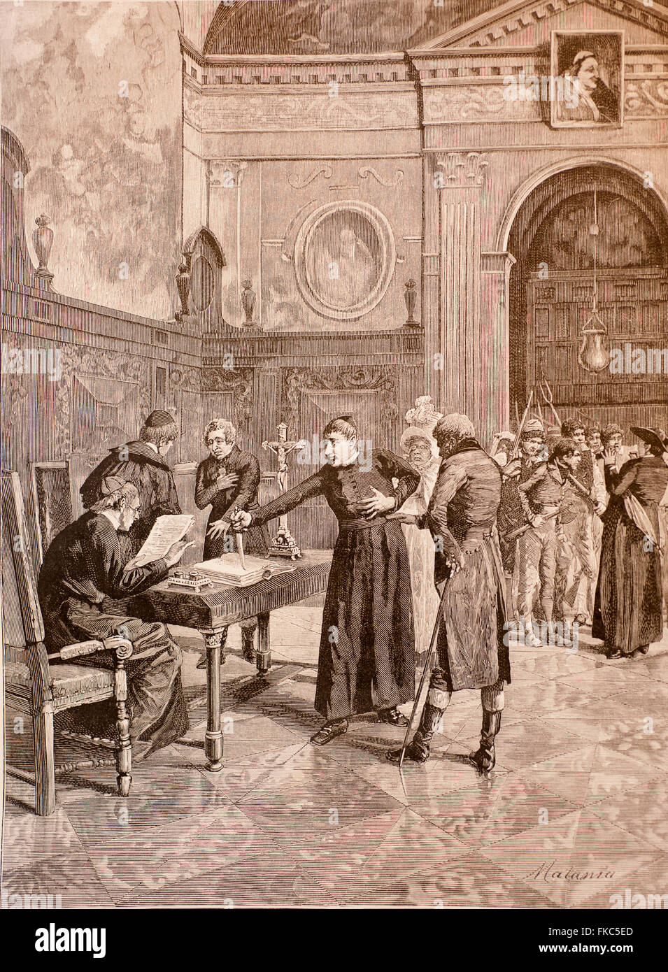 Italian Risorgimento The Oath of Sanfedists 1829