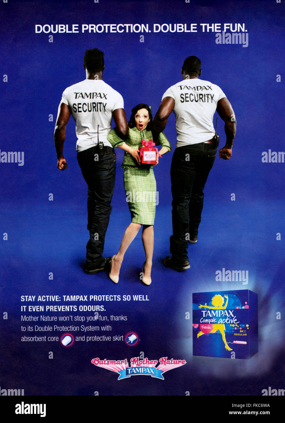 2010s UK Tampax Magazine Advert Stock Photo - Alamy