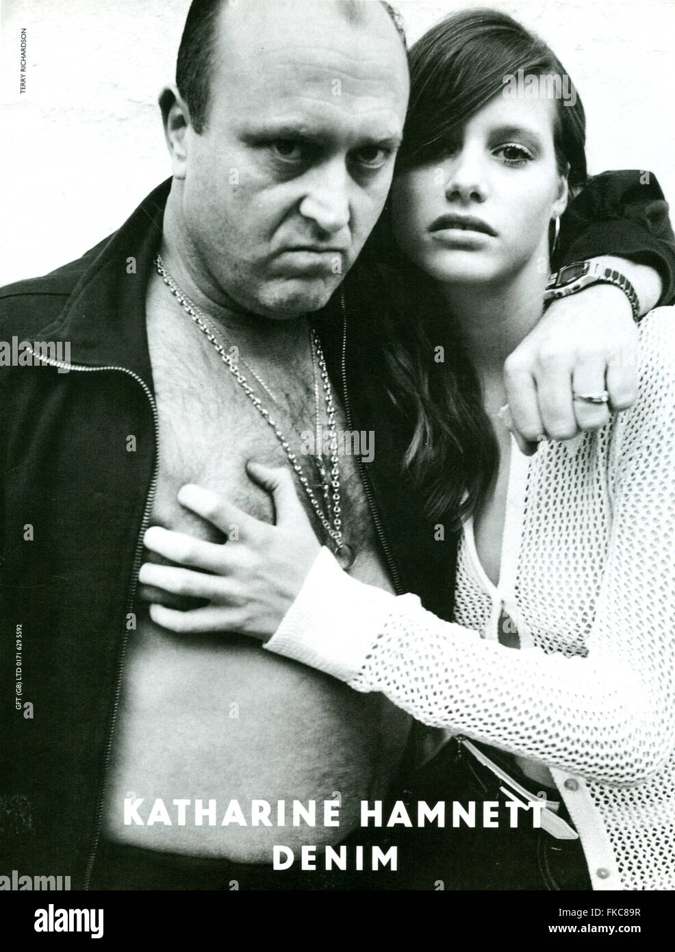 1990s UK Katharine Hamnett Magazine Advert Stock Photo - Alamy