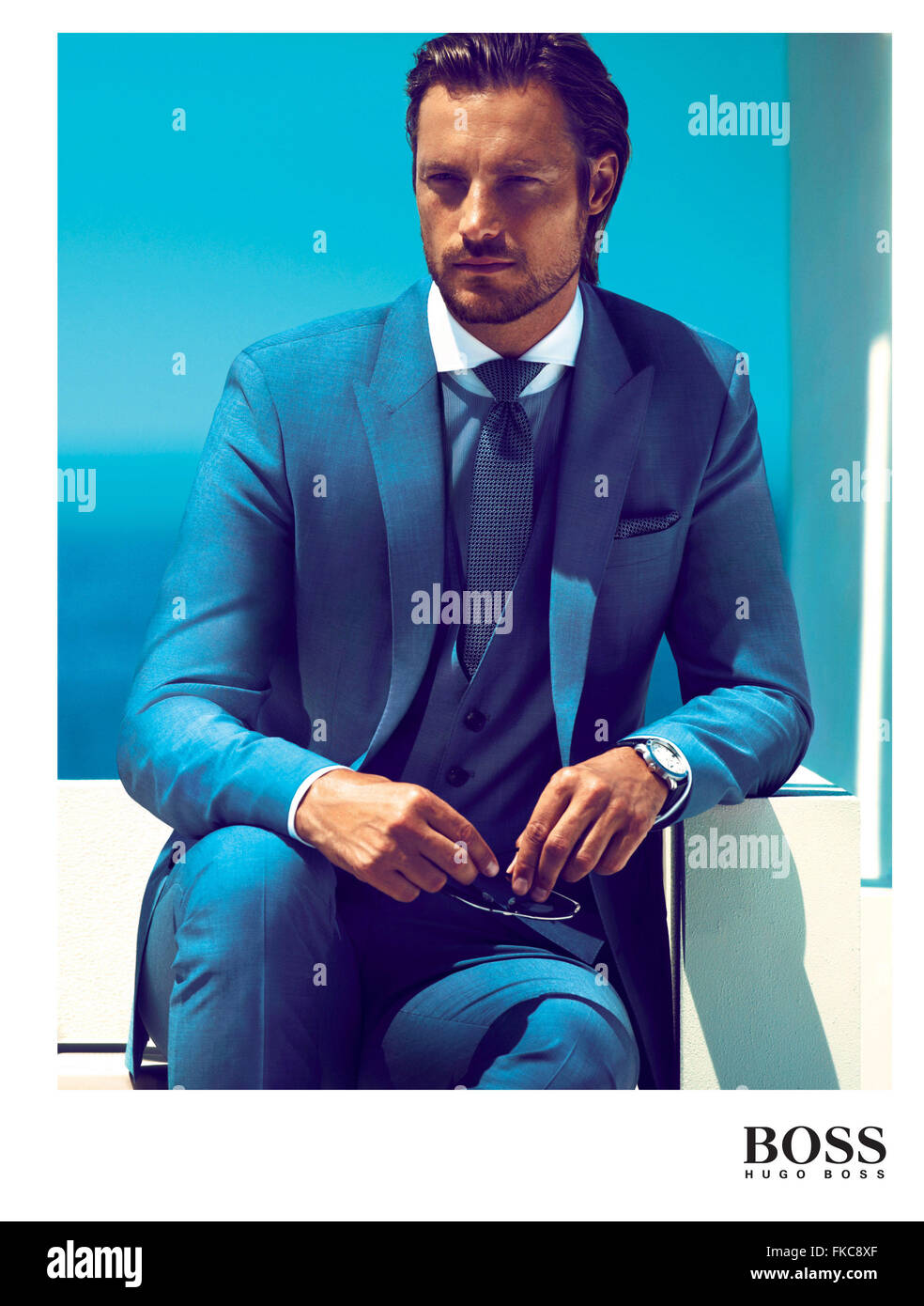 2010s UK Hugo Boss Magazine Advert Stock Photo Alamy