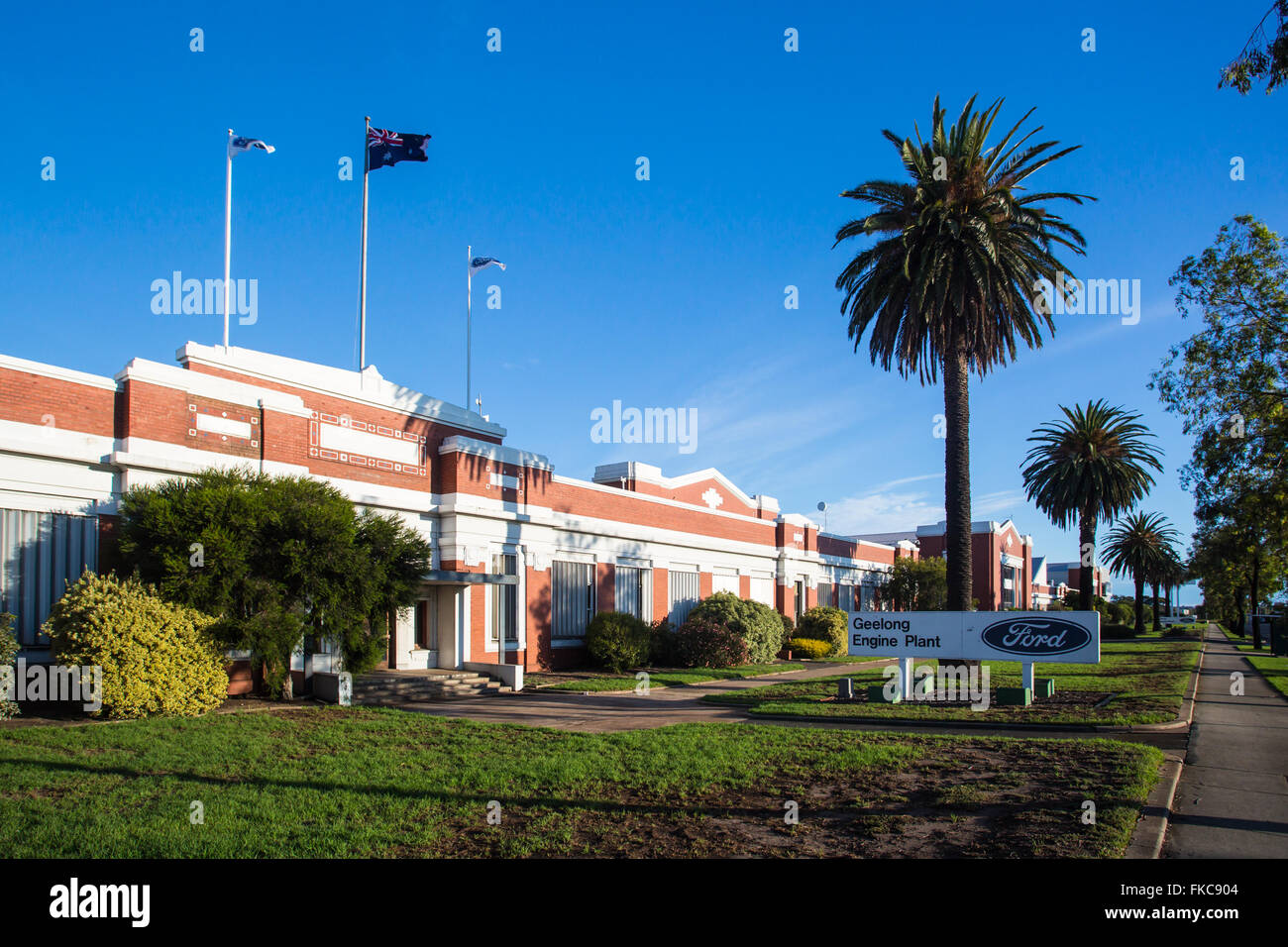 GEELONG, AUSTRALIA JAN 31 2016 Ford's factory in Geelong before