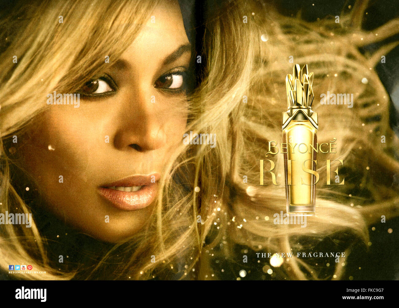 2000s UK Beyonce Knowles Magazine Advert Stock Photo - Alamy