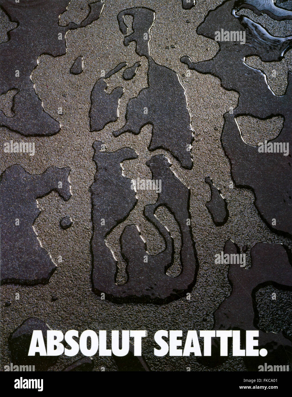 1980s UK Absolut  Magazine Advert Stock Photo