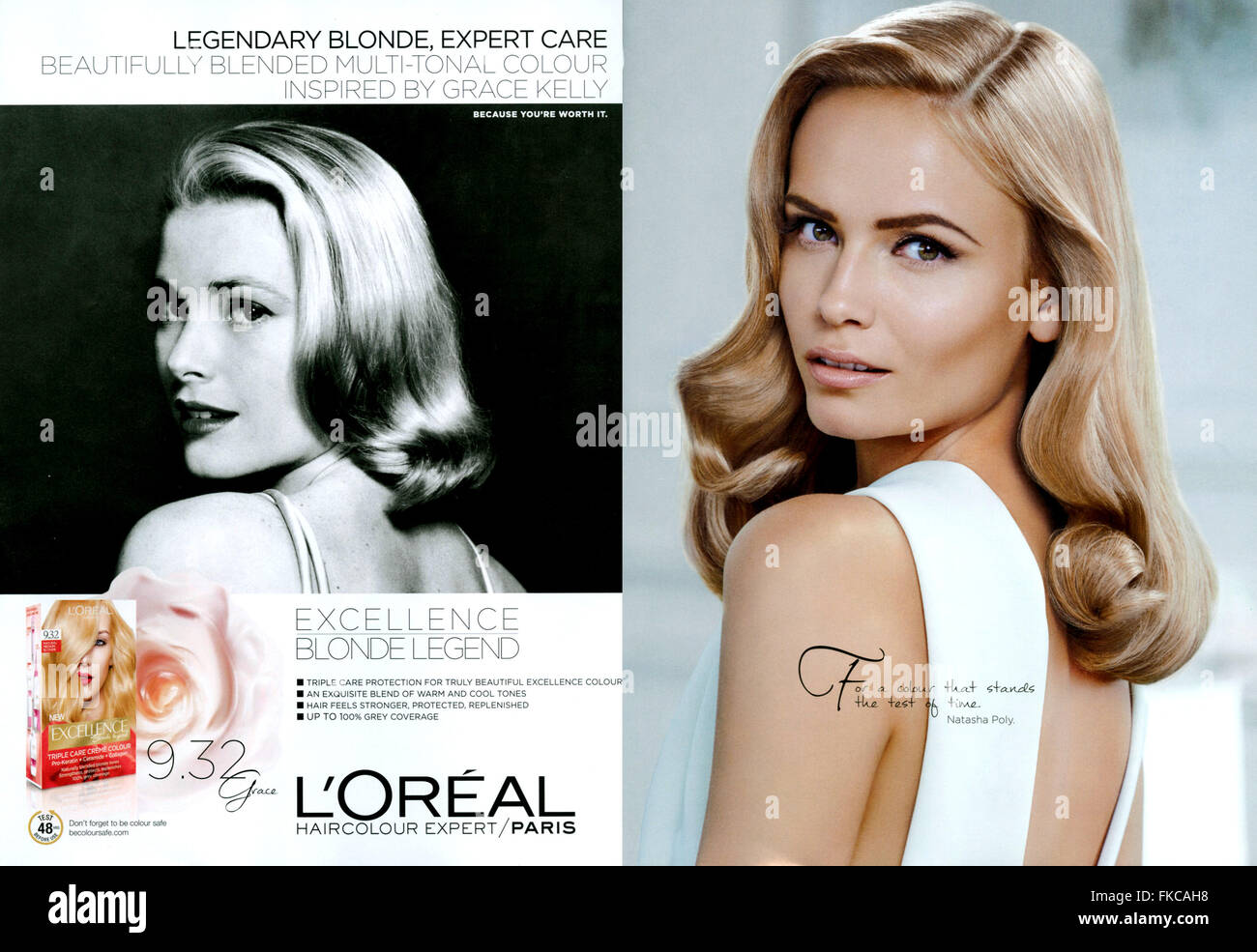 2010s UK L'Oreal Magazine Advert Stock Photo - Alamy