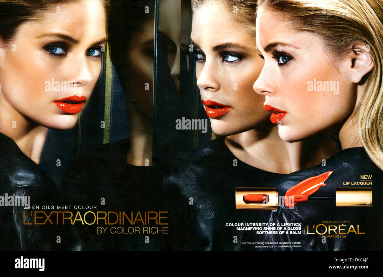 2010s UK L'oreal Magazine Advert Stock Photo - Alamy