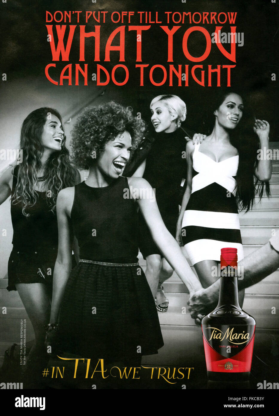 2010s UK Tia Maria Magazine Advert Stock Photo Alamy