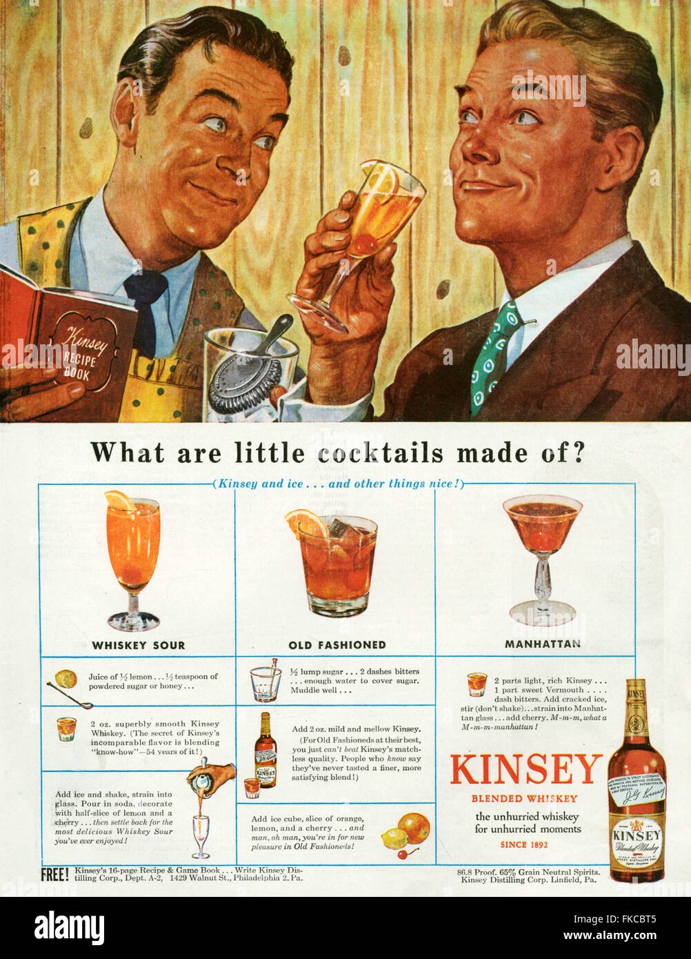 1940s UK Kinsey Magazine Advert Stock Photo - Alamy