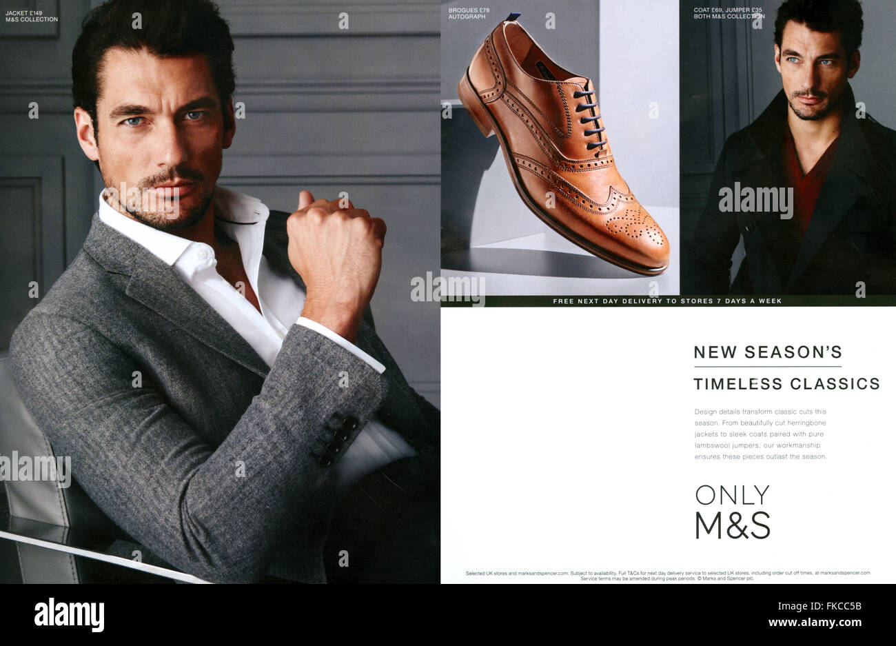 2010s UK Marks and Spencer Magazine Advert Stock Photo Alamy