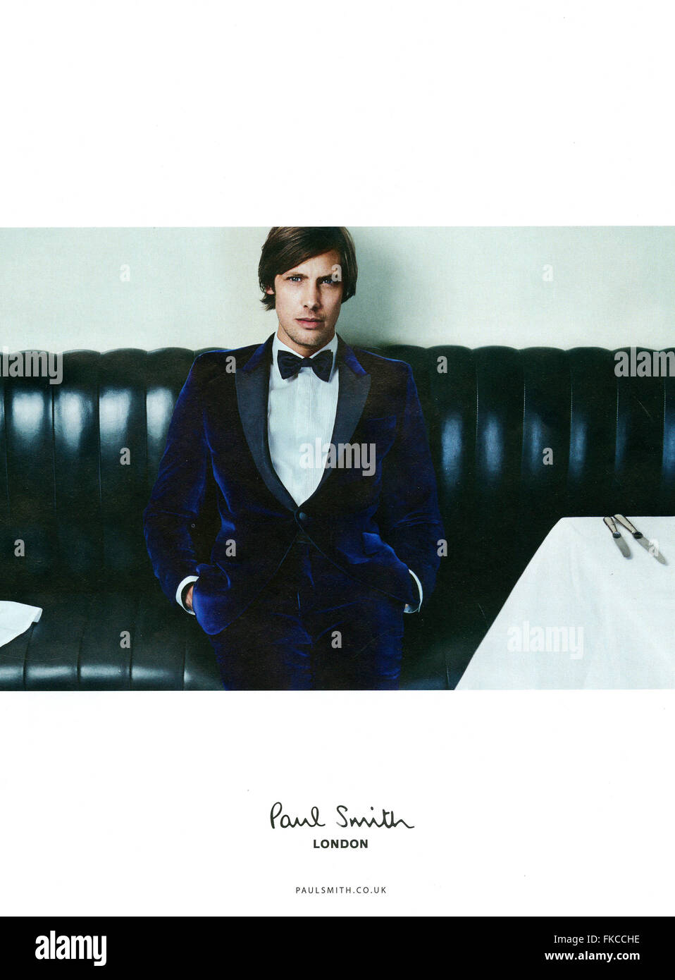2010s UK Paul Smith Magazine Advert Stock Photo