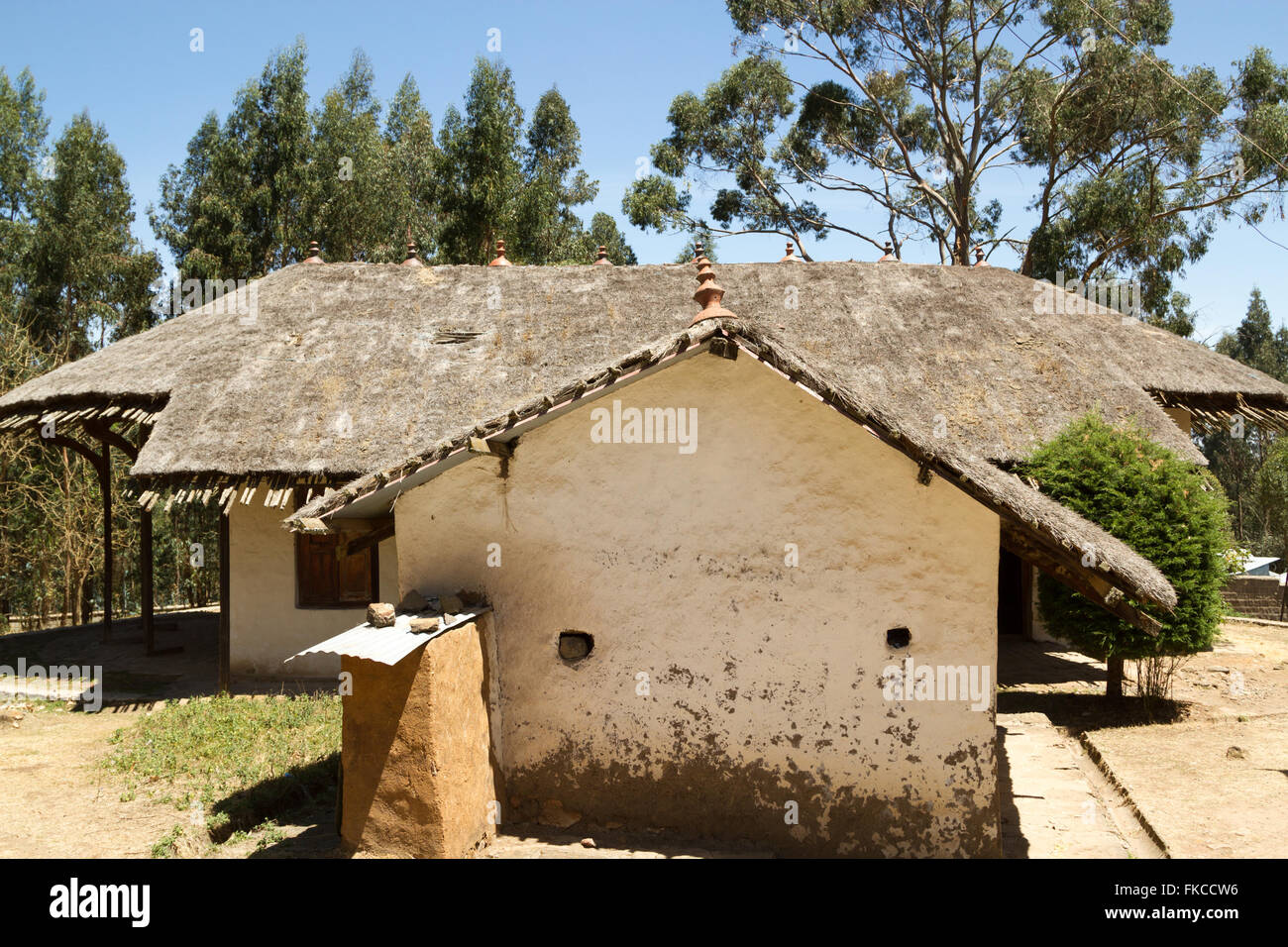 Palace of Emperor Menelik II Stock Photo