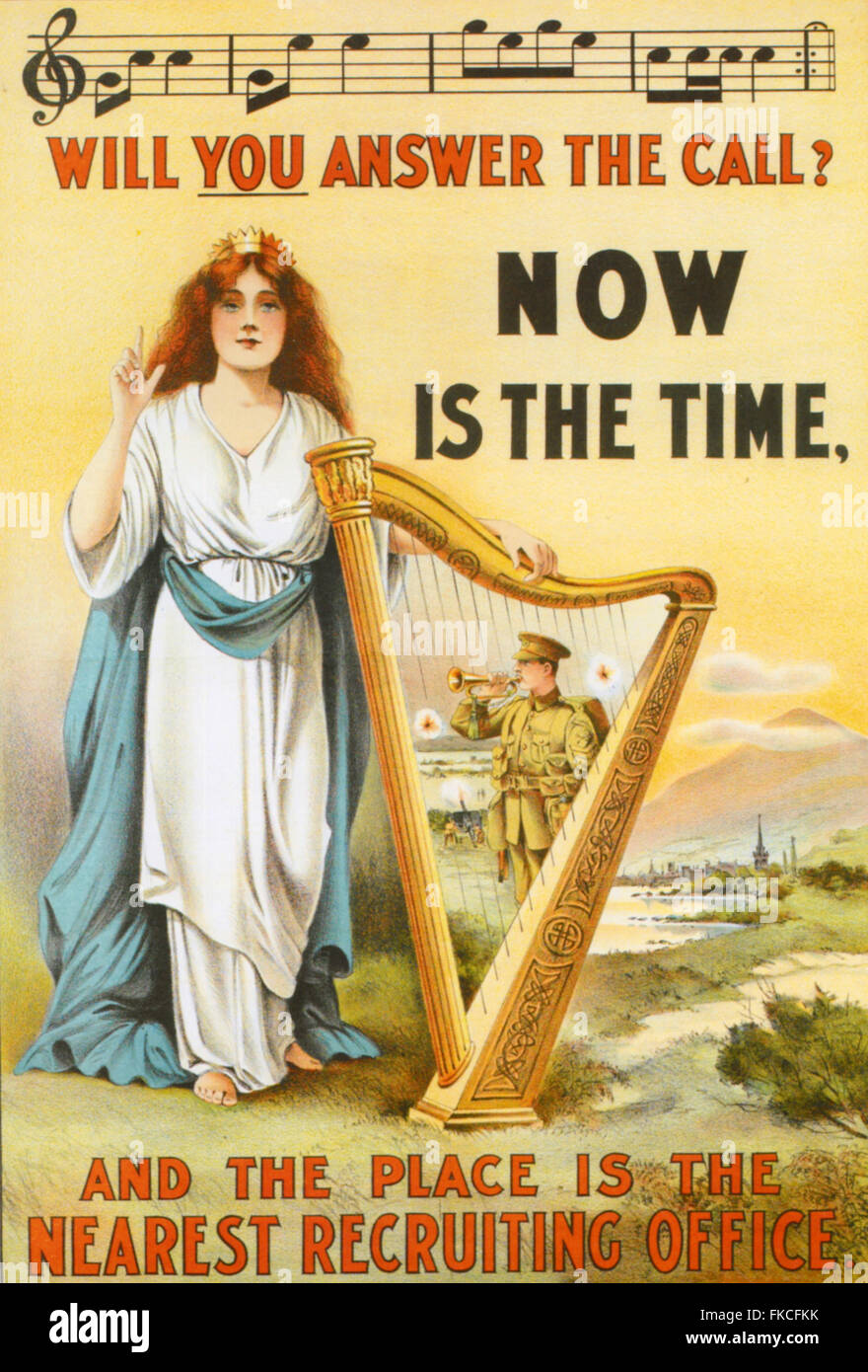 Recruitment poster 1915 hi-res stock photography and images - Alamy