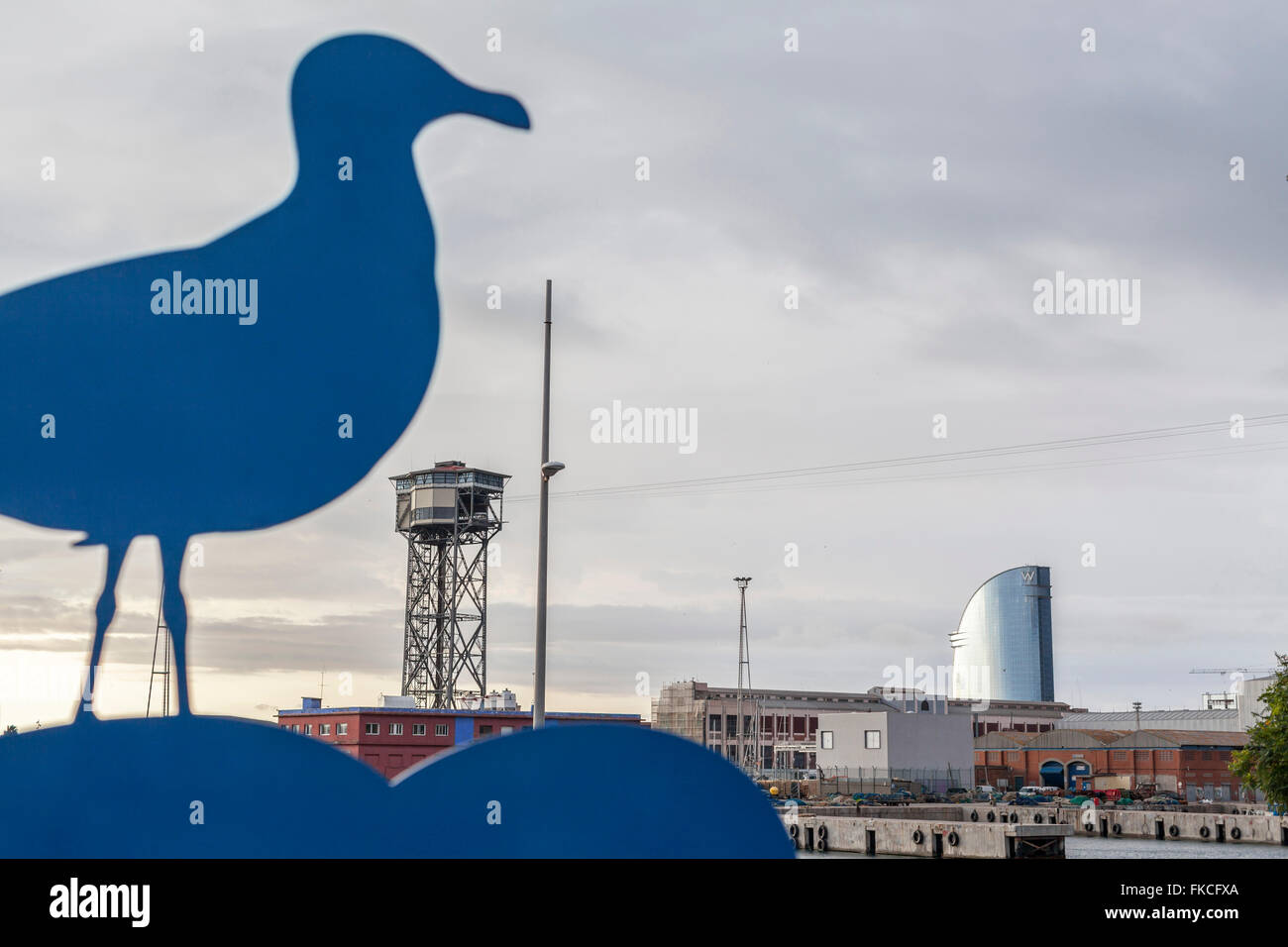 Maremàgnum. shopping and entertainment in  Port Vell. Barcelona. Stock Photo