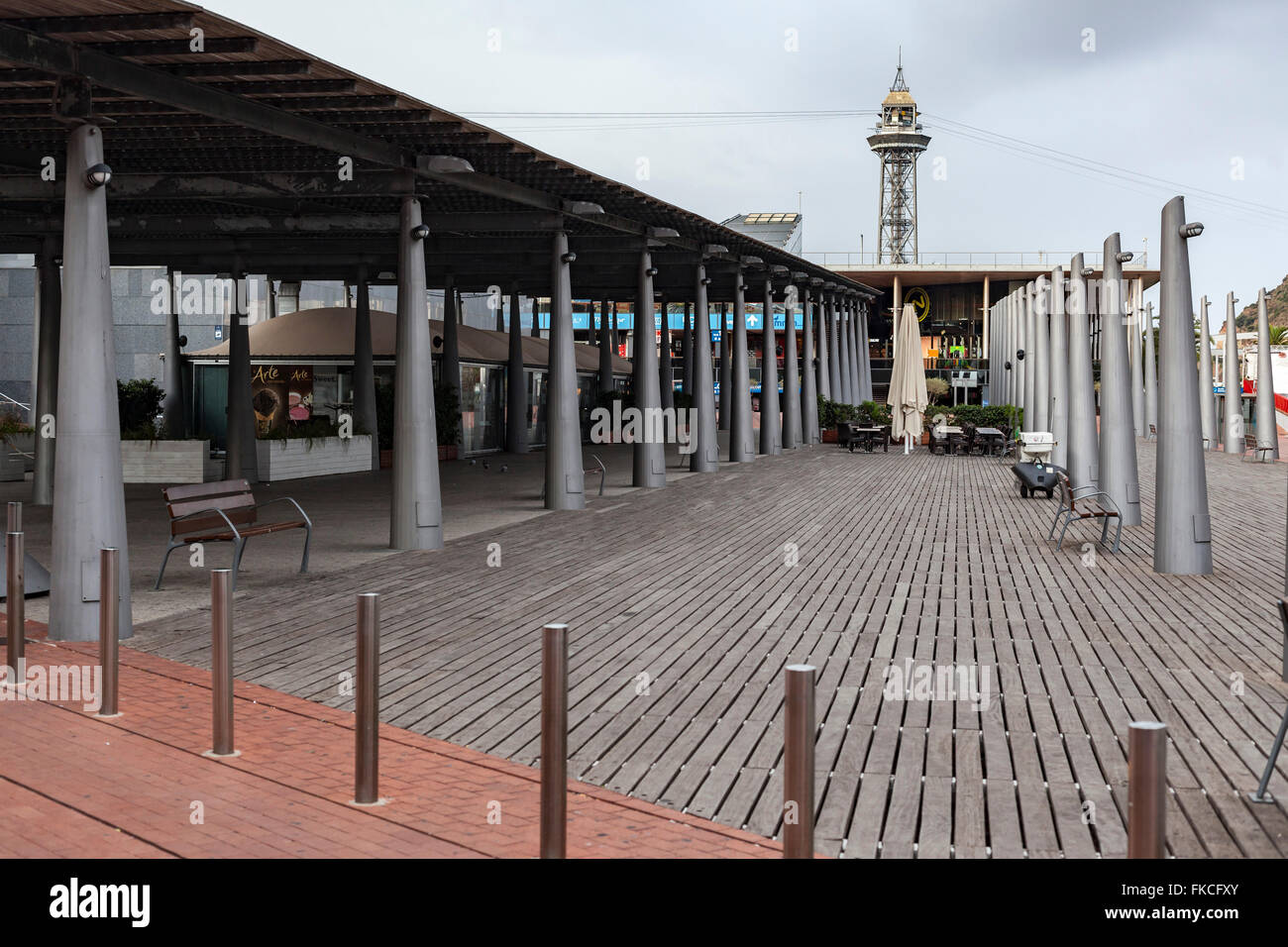 Maremàgnum. shopping and entertainment in  Port Vell. Barcelona. Stock Photo