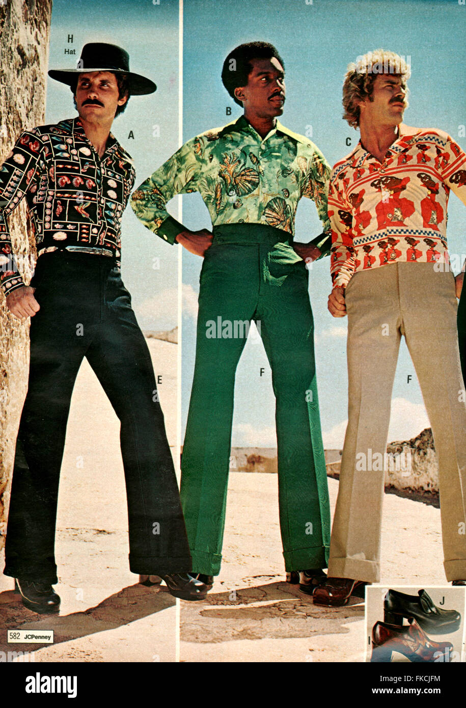 Black 70s Men Fashion