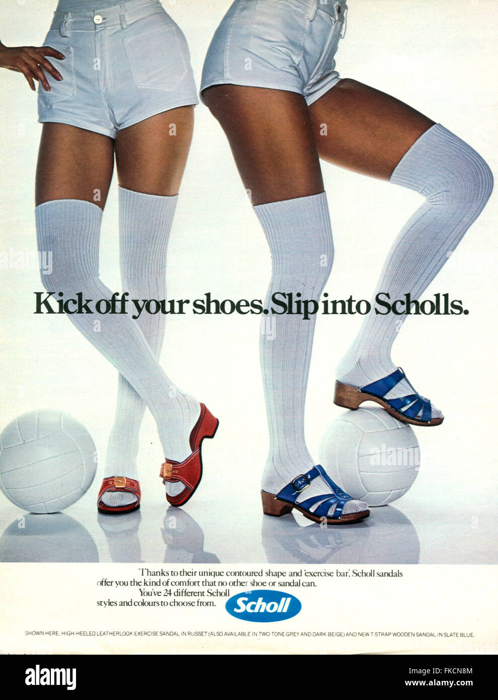 scholl clogs 1970s