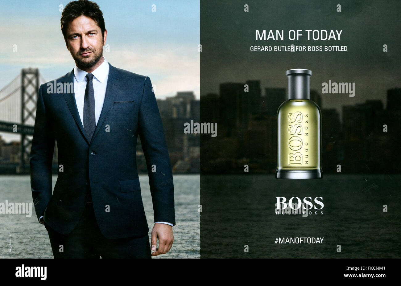 2010s UK Hugo Boss Magazine Advert Stock Photo - Alamy